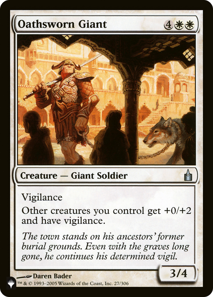 Oathsworn Giant (LIST-RAV-27) [The List]