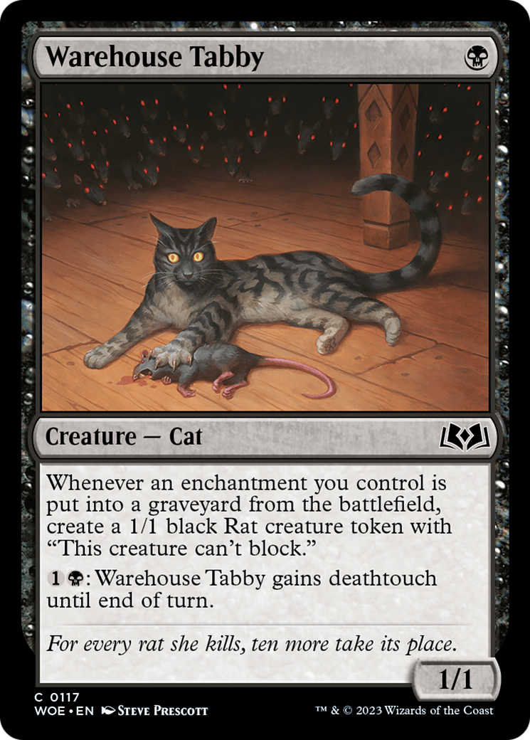 Warehouse Tabby (WOE-117) [Wilds of Eldraine]