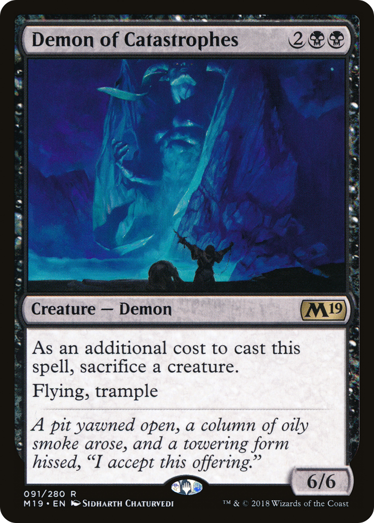 Demon of Catastrophes (M19-091) [Core Set 2019]