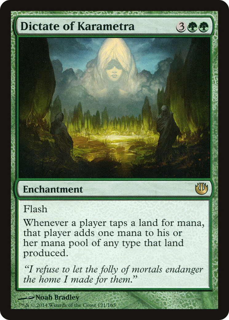 Dictate of Karametra (JOU-121) [Journey into Nyx] Foil