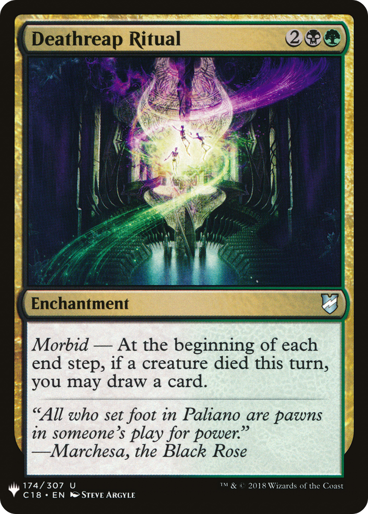 Deathreap Ritual (LIST-C18-174) [The List]