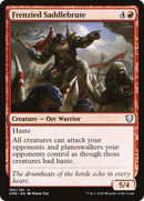 Frenzied Saddlebrute (CMR-180) [Commander Legends] Foil