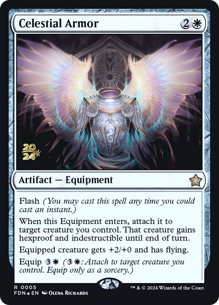 Celestial Armor (PRE-005) [Foundations Promos] Foil