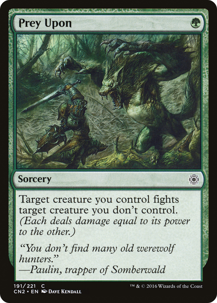 Prey Upon (CN2-191) [Conspiracy: Take the Crown] Foil