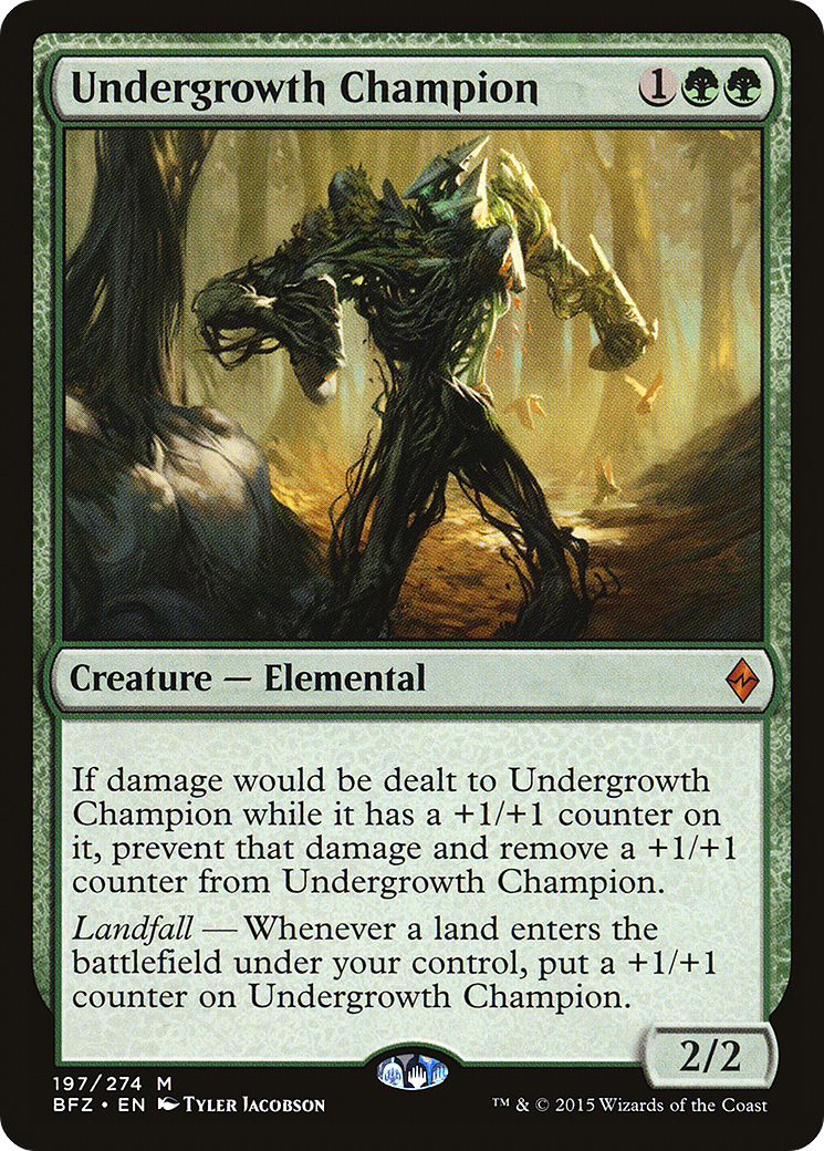 Undergrowth Champion (BFZ-197) [Battle for Zendikar] Foil