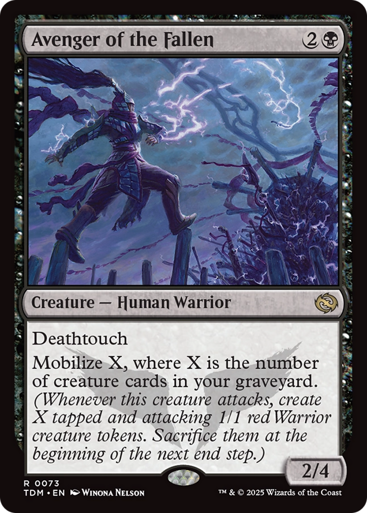 Avenger of the Fallen (TDM-073) [Tarkir: Dragonstorm]