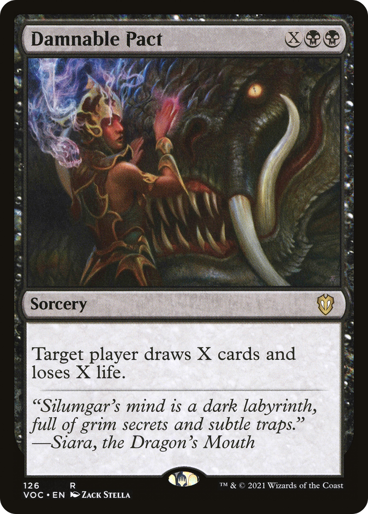 Damnable Pact (VOC-126) [Crimson Vow Commander]