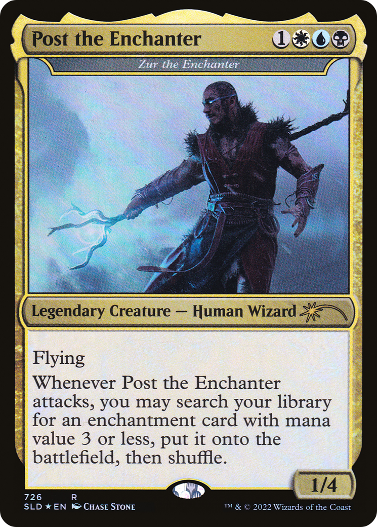 Zur the Enchanter (SLD-726) [Secret Lair Drop] / Post the Enchanter Foil