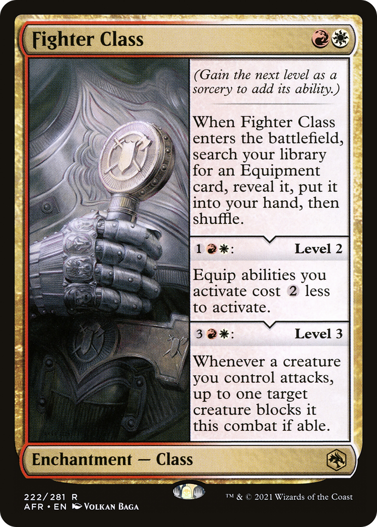 Fighter Class (AFR-222) [Adventures in the Forgotten Realms] Foil