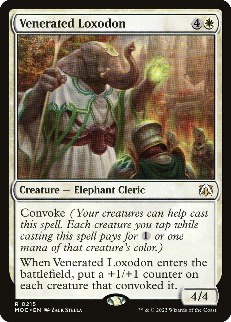 Venerated Loxodon (MOC-215) [March of the Machine Commander]