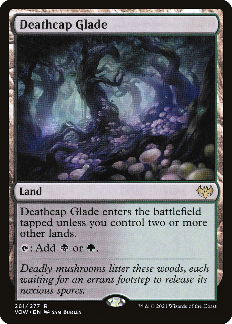 Deathcap Glade (VOW-261) [Innistrad: Crimson Vow] Foil