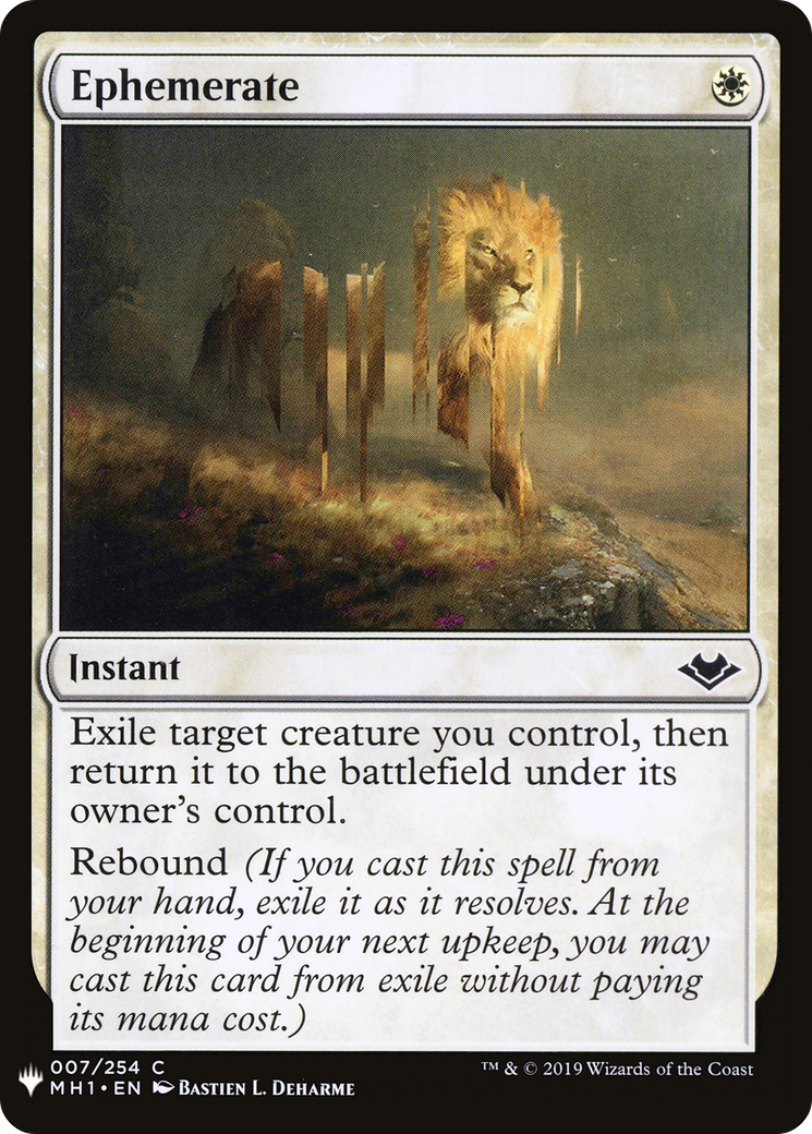 Ephemerate (LIST-MH1-7) [The List]
