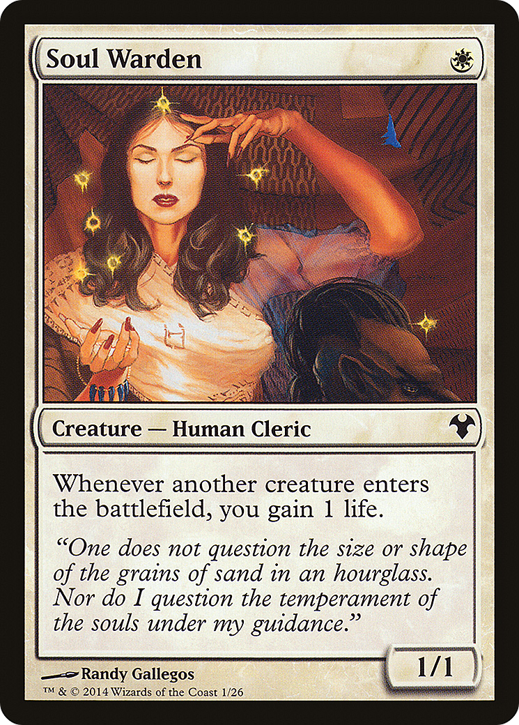 Soul Warden (MD1-001) [Modern Event Deck 2014]