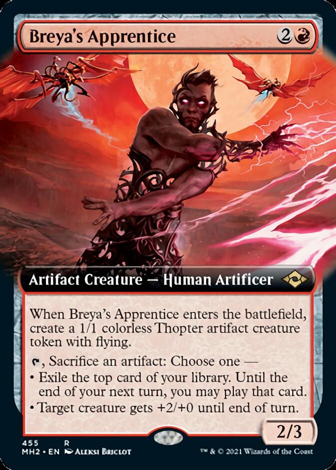 Breya's Apprentice (MH2-455) [Modern Horizons 2]: (Extended Art) Foil