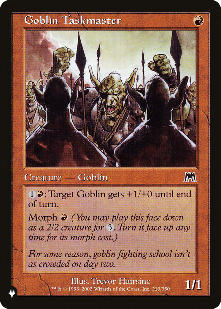 Goblin Taskmaster (LIST-ONS-210) [The List]