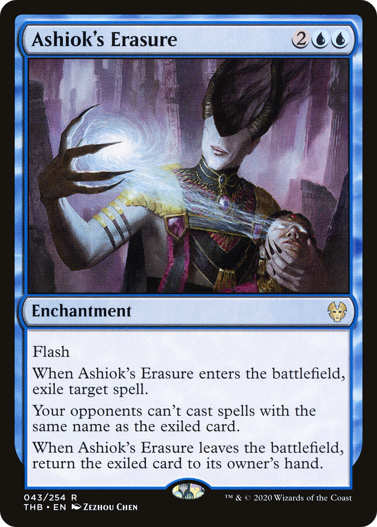 Ashiok's Erasure (THB-043) [Theros Beyond Death] Foil