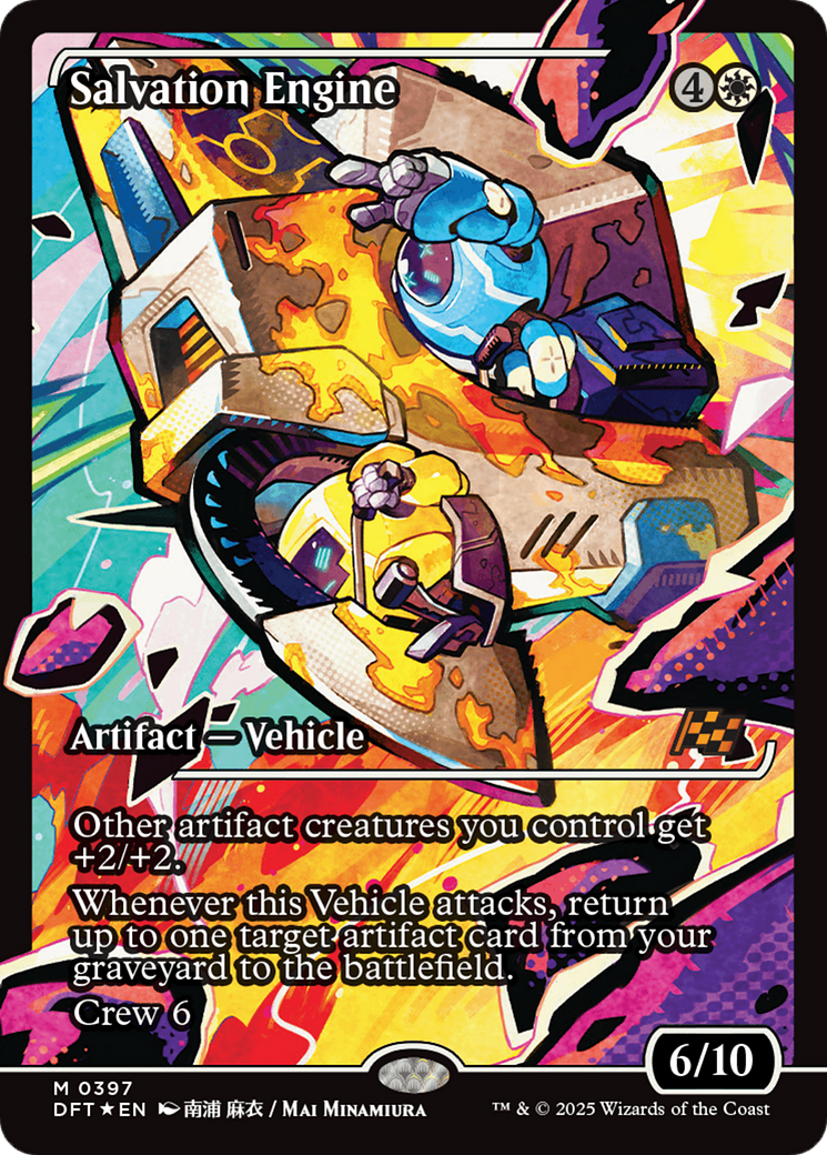 Salvation Engine (DFT-397) [Aetherdrift]: (Showcase) Foil