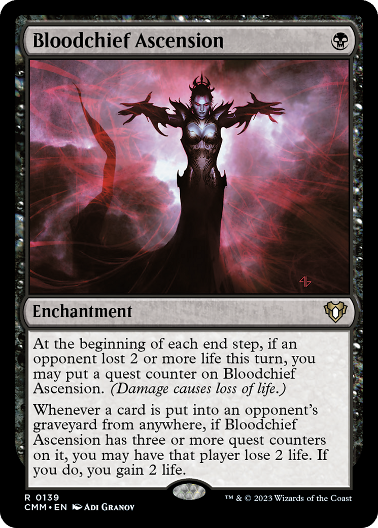 Bloodchief Ascension (CMM-139) [Commander Masters] Foil