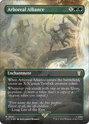 Arboreal Alliance (Borderless) (Surge Foil) (LTC-541) [Tales of Middle-earth Commander] (Borderless) Foil