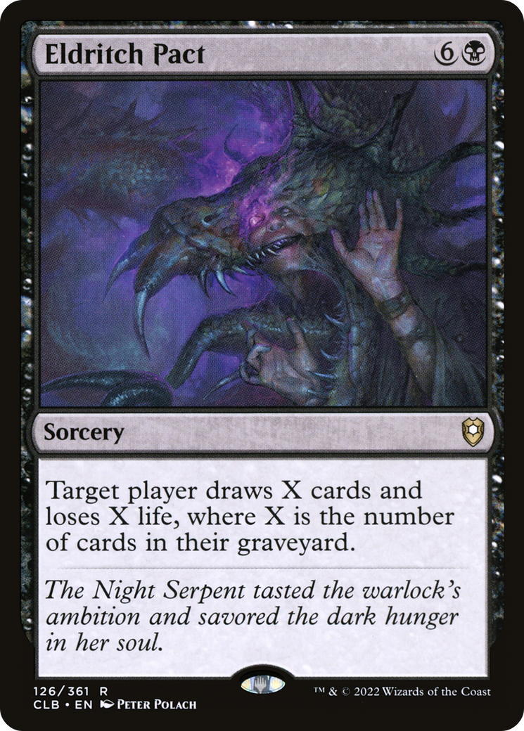 Eldritch Pact (CLB-126) [Commander Legends: Battle for Baldur's Gate]