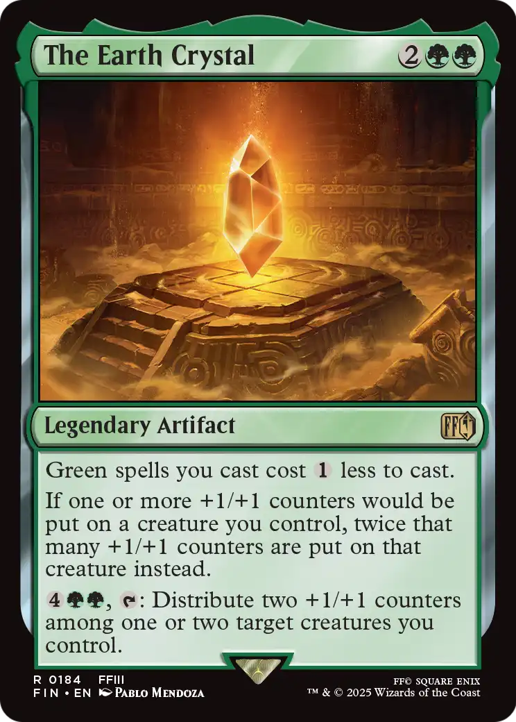 The Earth Crystal (FIN-184) [FINAL FANTASY] Foil