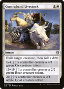 Contraband Livestock (CLB-012) [Commander Legends: Battle for Baldur's Gate] Foil