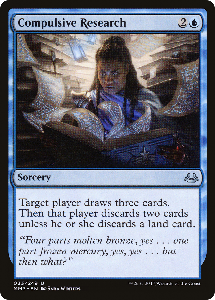 Compulsive Research (MM3-033) [Modern Masters 2017]