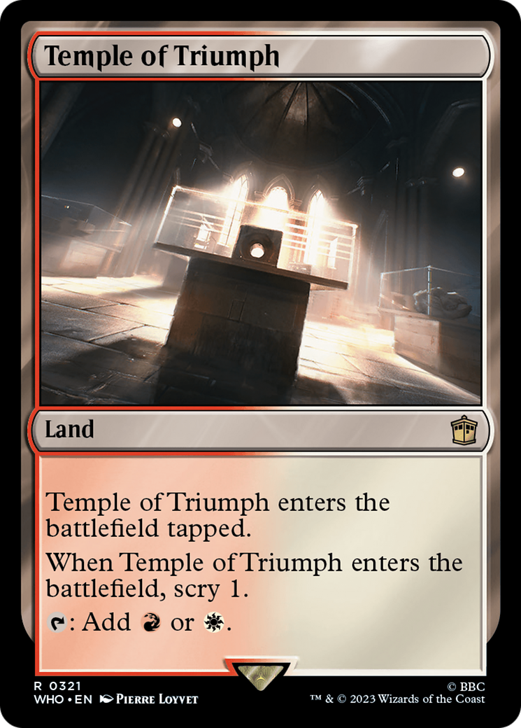 Temple of Triumph (WHO-321) [Doctor Who] Foil