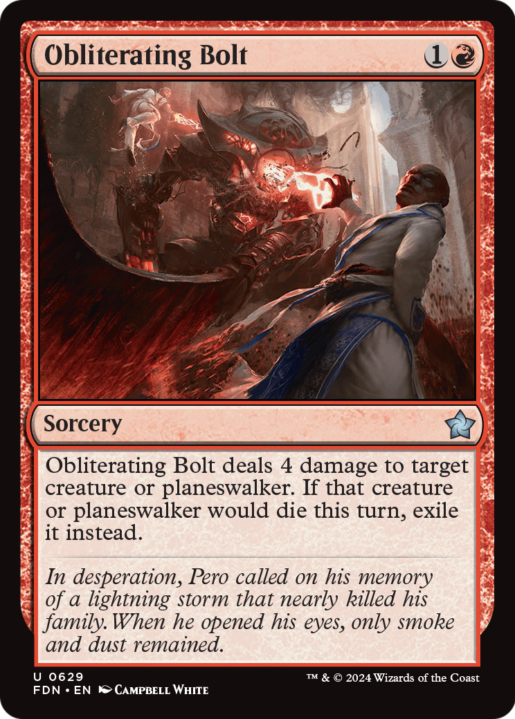 Obliterating Bolt (FDN-629) [Foundations]