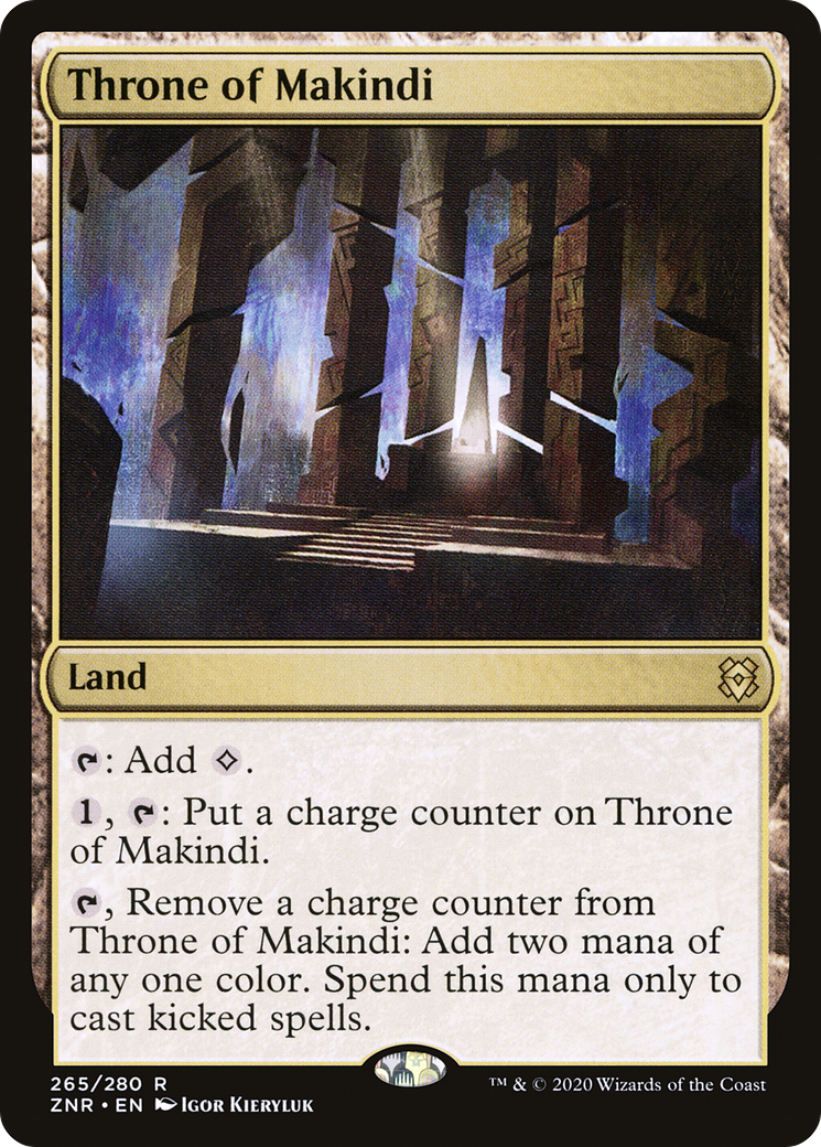 Throne of Makindi (ZNR-265) [Zendikar Rising] Foil