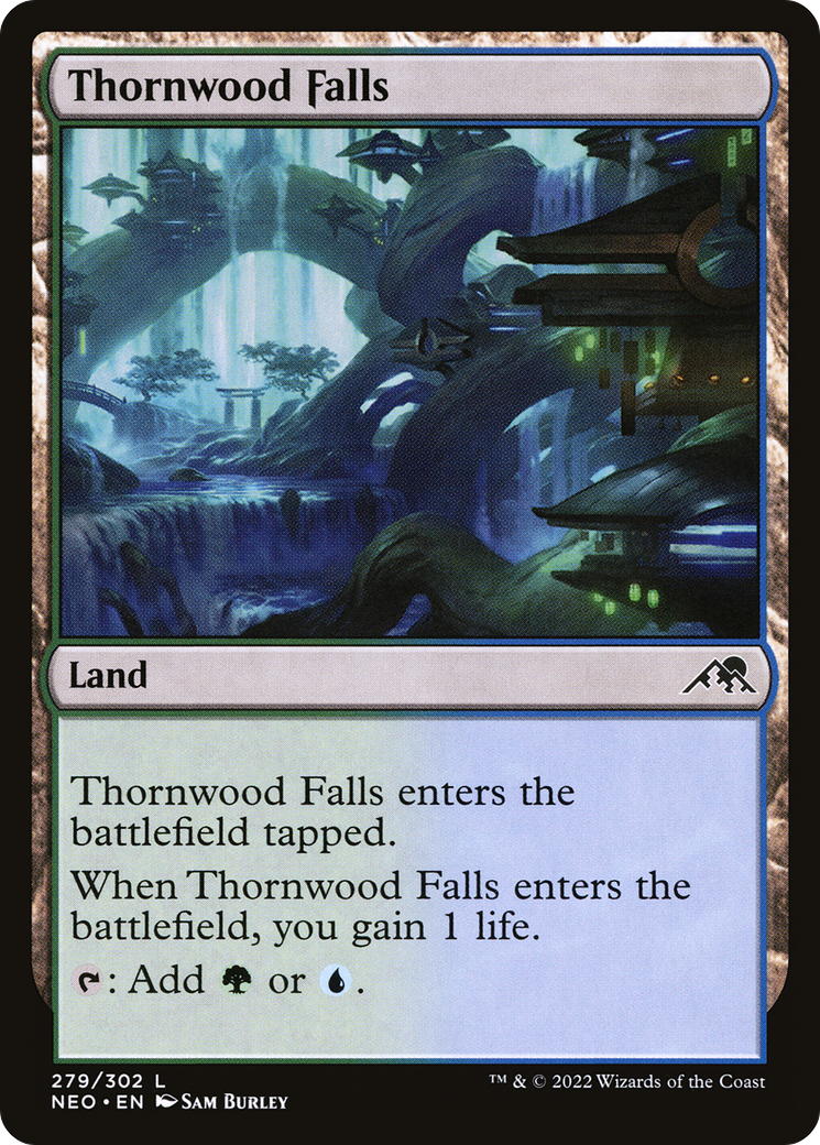 Thornwood Falls (NEO-279) [Kamigawa: Neon Dynasty]