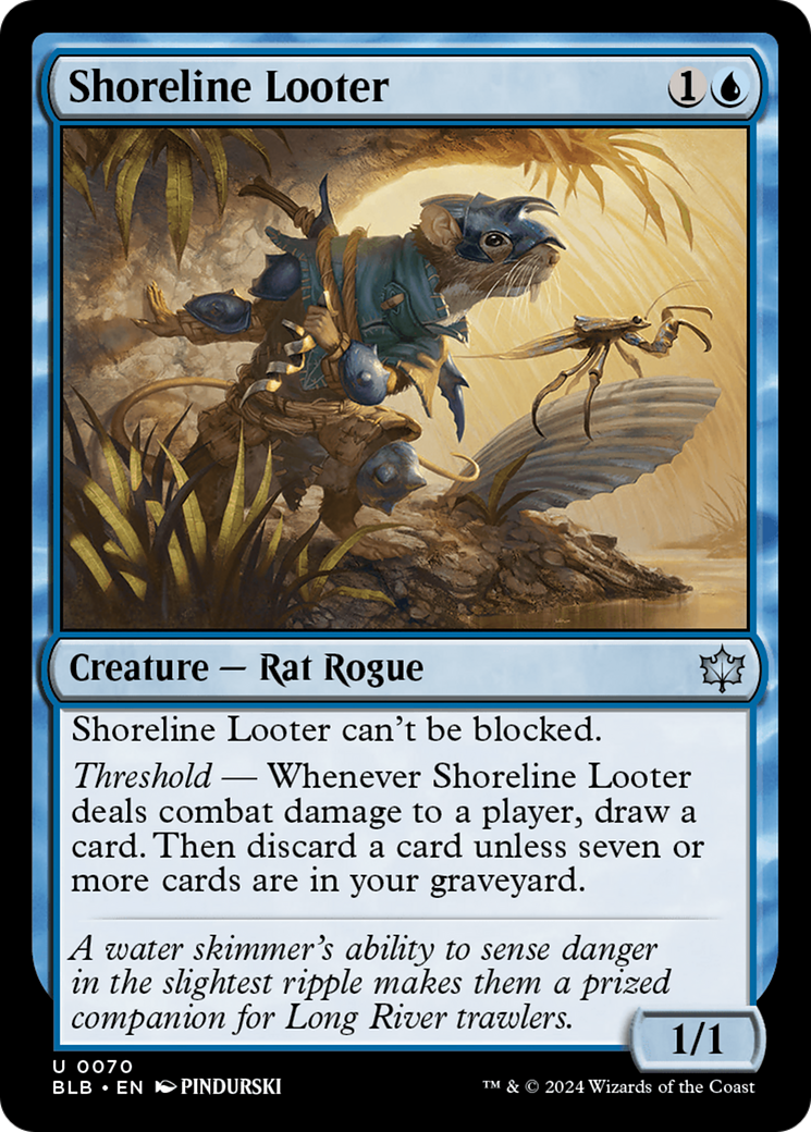Shoreline Looter (BLB-070) [Bloomburrow]