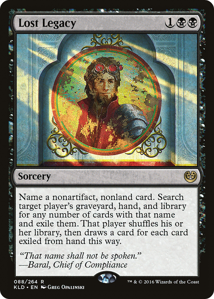 Lost Legacy (KLD-088) [Kaladesh] Foil