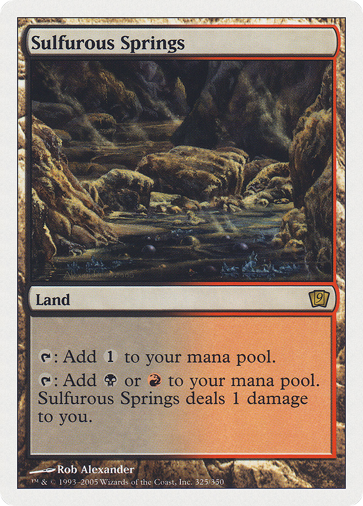 Sulfurous Springs (9ED-325) [Ninth Edition]
