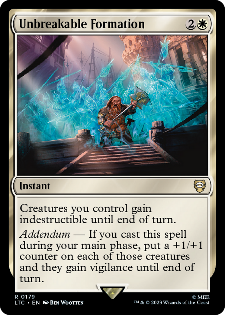 Unbreakable Formation (LTC-179) [Tales of Middle-earth Commander]