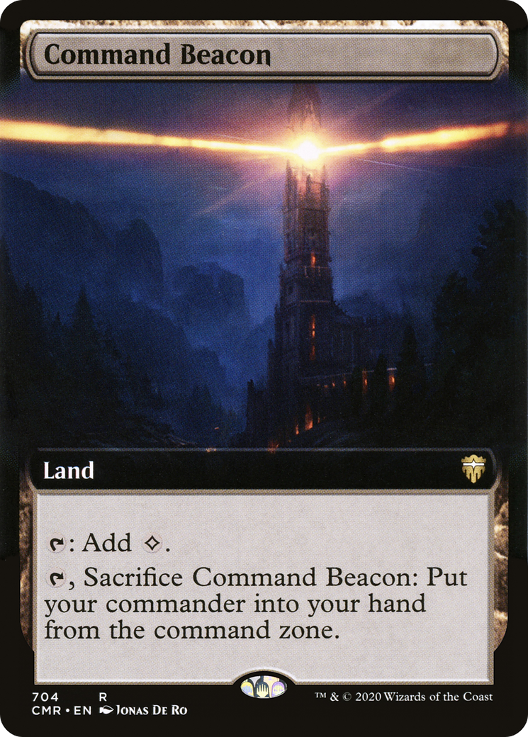 Command Beacon (Extended Art) (CMR-704) [Commander Legends]