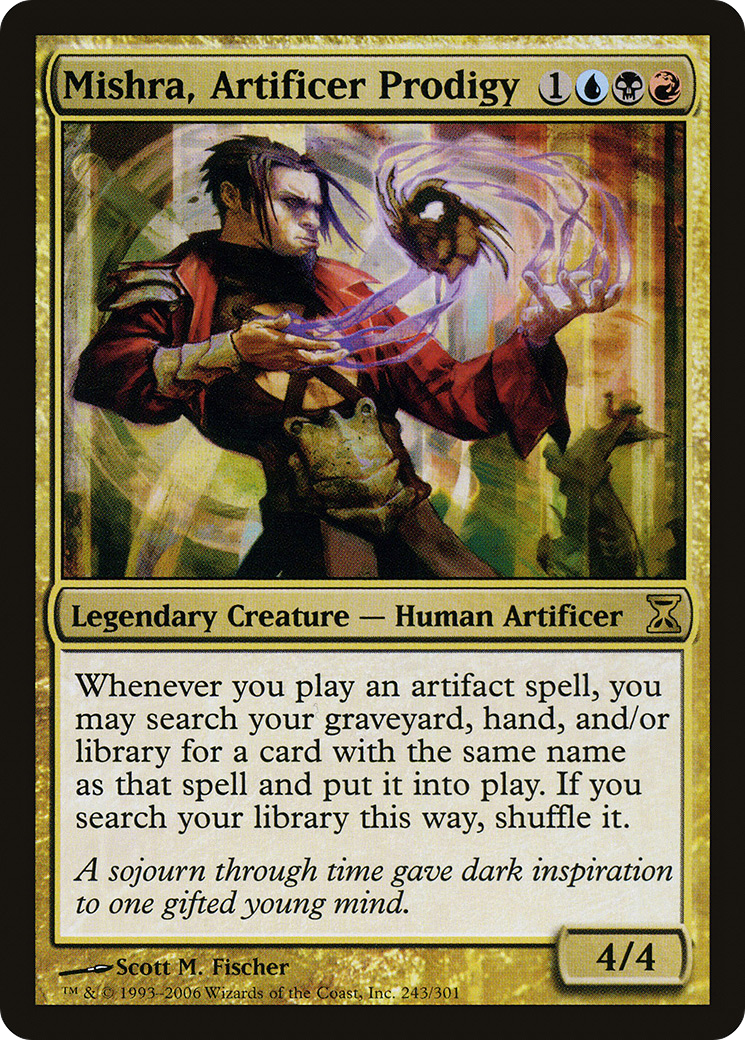 Mishra, Artificer Prodigy (TSP-243) [Time Spiral]