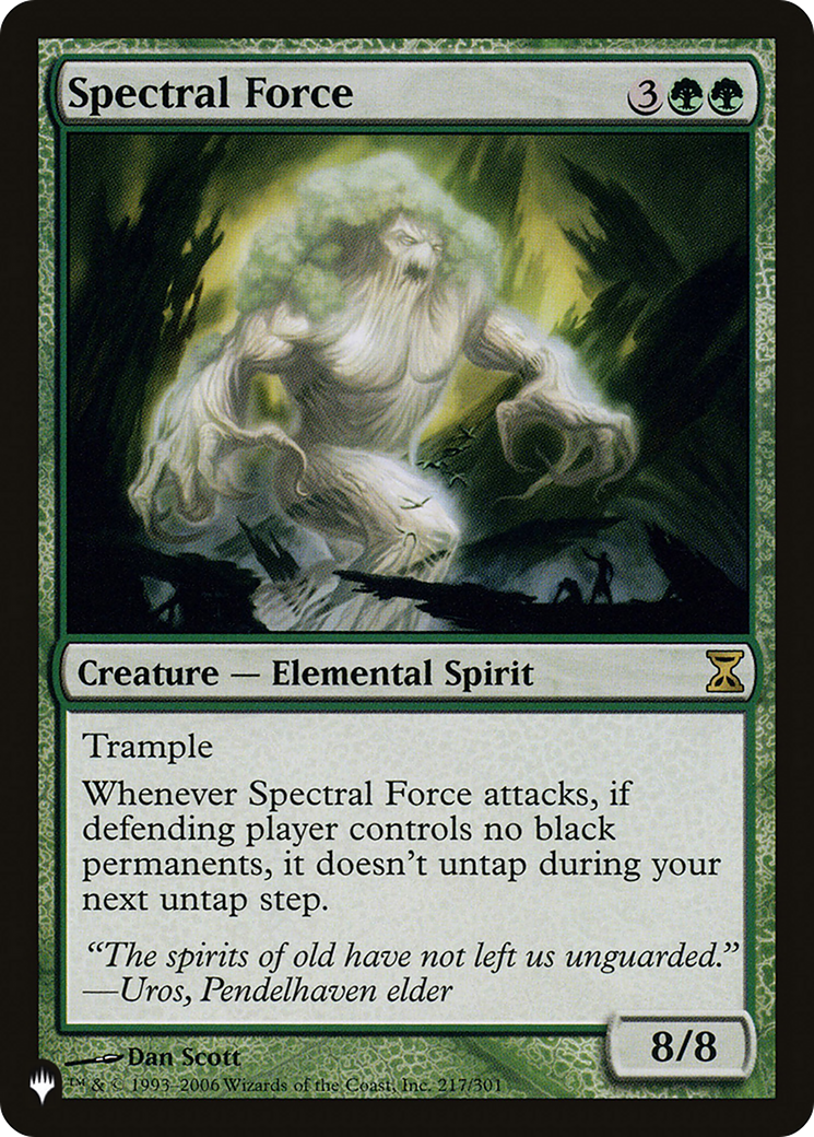 Spectral Force (LIST-TSP-217) [The List]