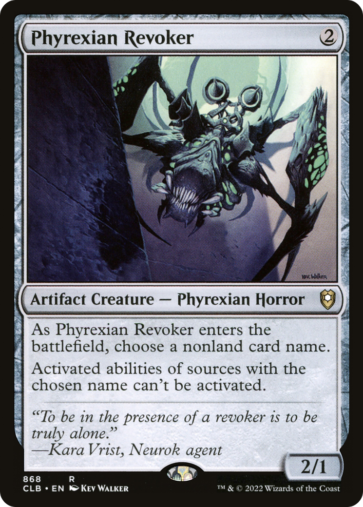 Phyrexian Revoker (CLB-868) [Commander Legends: Battle for Baldur's Gate]