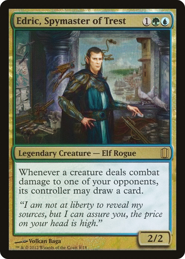 Edric, Spymaster of Trest (CM1-008) [Commander's Arsenal] Foil