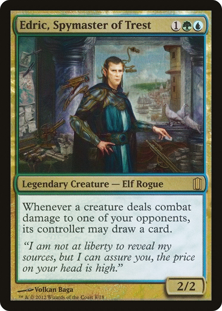 Edric, Spymaster of Trest (CM1-008) [Commander's Arsenal] Foil