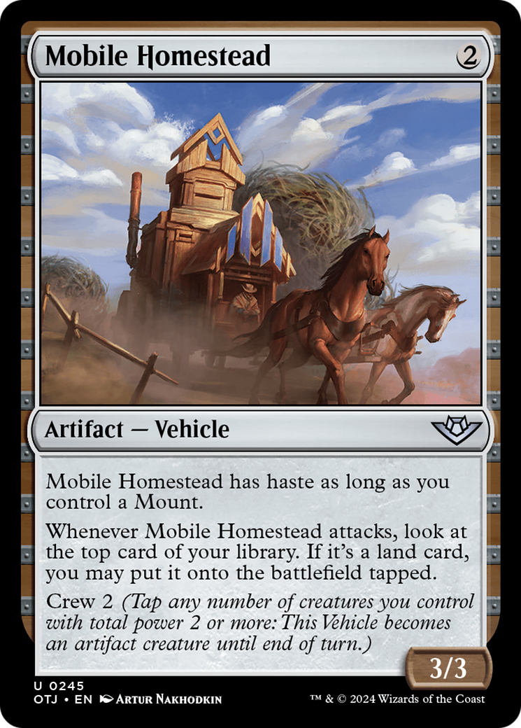 Mobile Homestead (OTJ-245) [Outlaws of Thunder Junction]