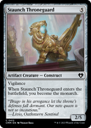 Staunch Throneguard (CMM-412) [Commander Masters]