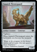 Staunch Throneguard (CMM-412) [Commander Masters] Foil