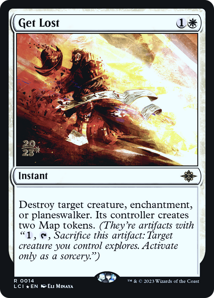 Get Lost (PRE-14S) [The Lost Caverns of Ixalan Promos] Foil
