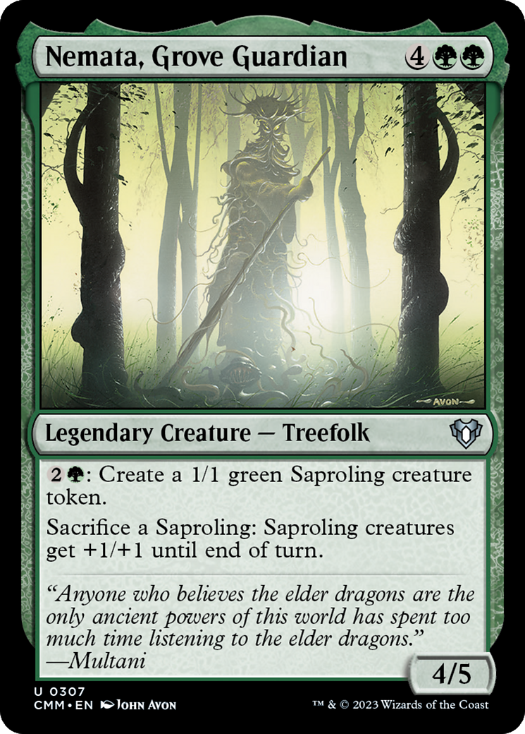 Nemata, Grove Guardian (CMM-307) [Commander Masters]