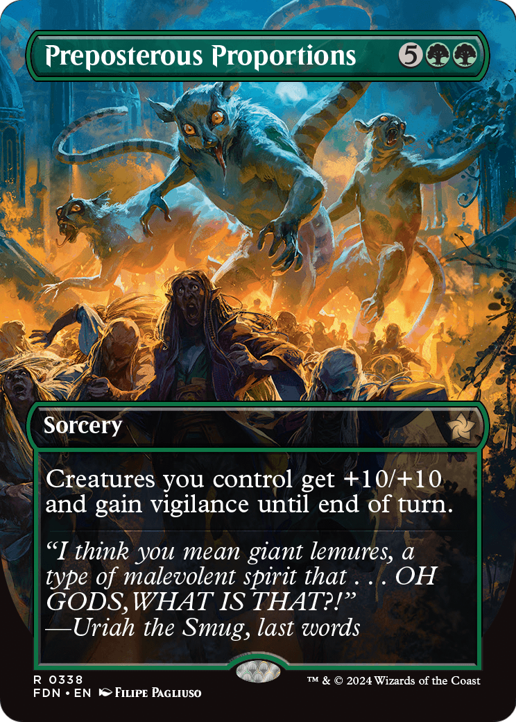 Preposterous Proportions (Borderless) (FDN-338) [Foundations]