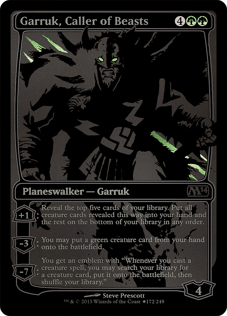 Garruk, Caller of Beasts (SDCC 2013 Exclusive) (MEDIA-172★) [San Diego Comic-Con 2013] Foil