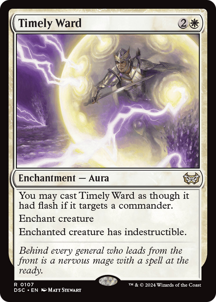 Timely Ward (DSC-107) [Duskmourn: House of Horror Commander]