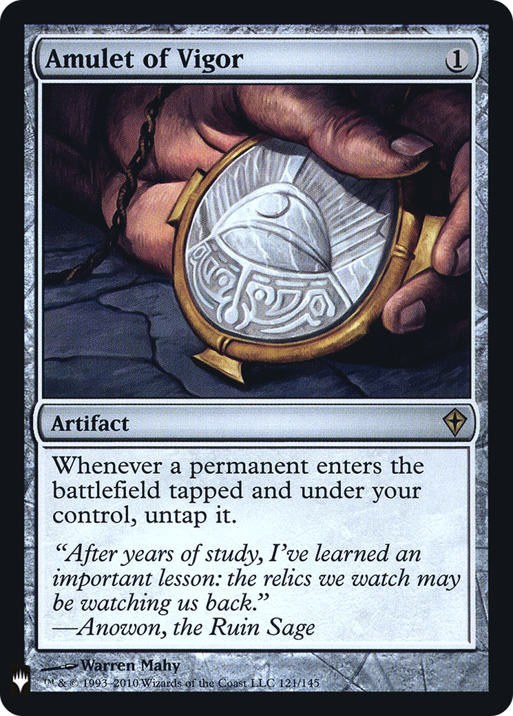 Amulet of Vigor (LIST-WWK-121) [The List] Foil